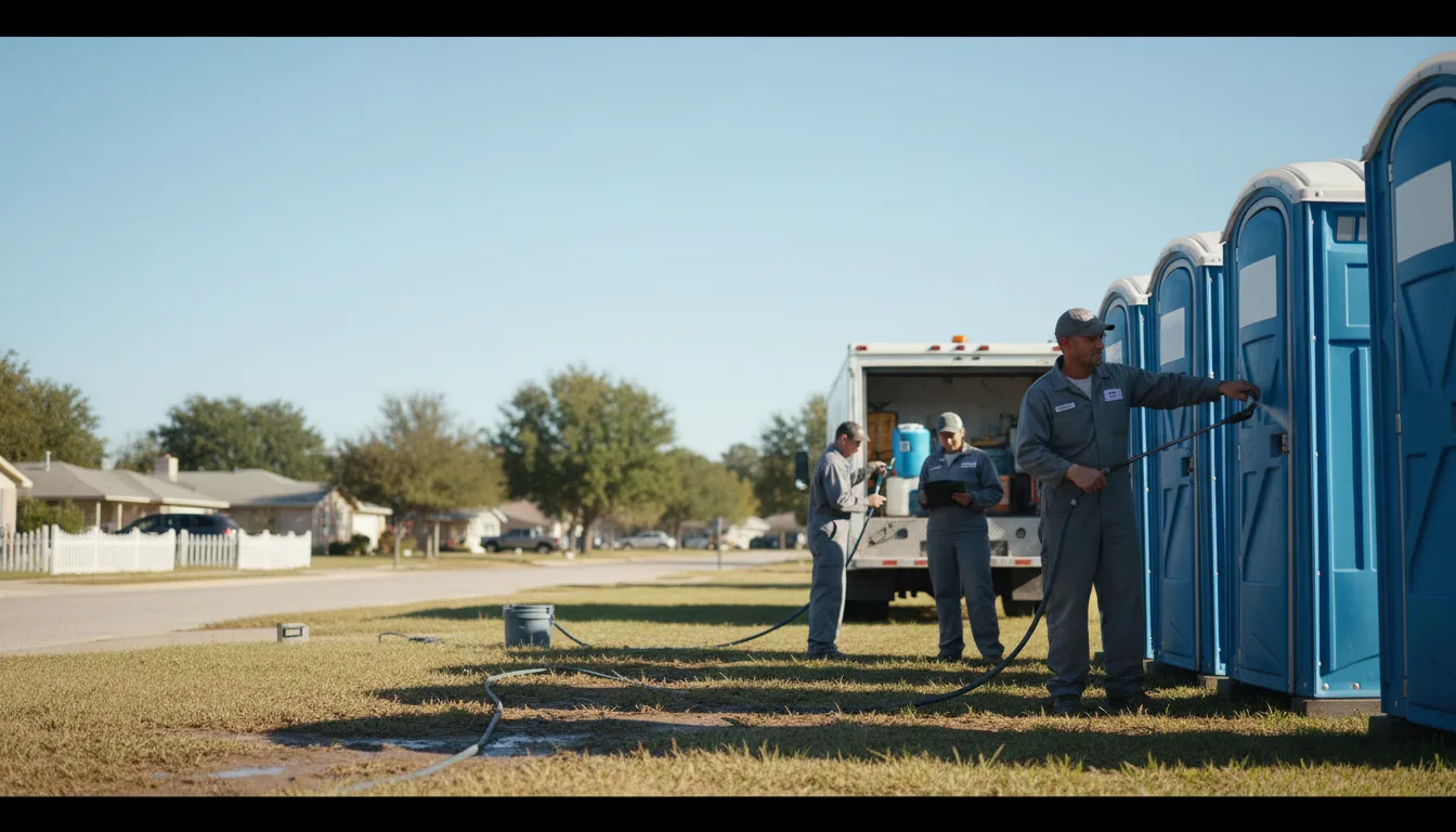 Long-Term Portable Toilet Rental in Garden City, TX near me